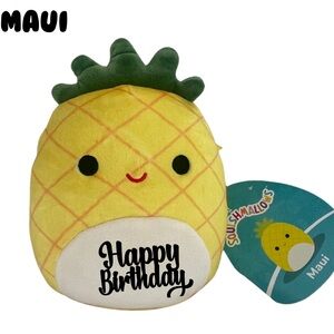 Maui - Authentic 5" NWT Squishmallows Customized with message of your choice
